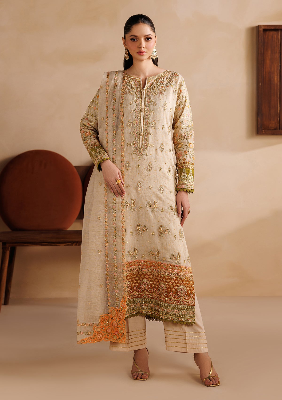 EMBROIDERED KHADDINET BT006754-LBR