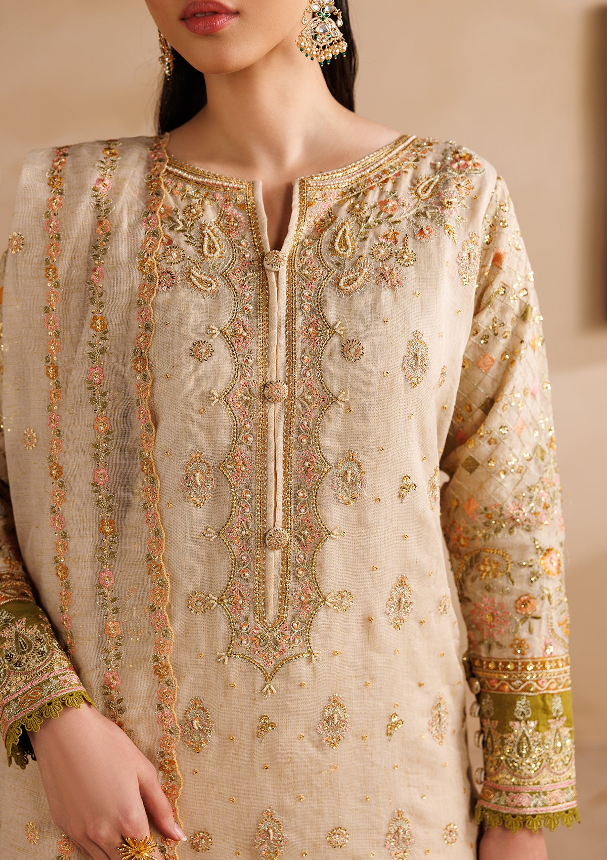 EMBROIDERED KHADDINET BT006754-LBR