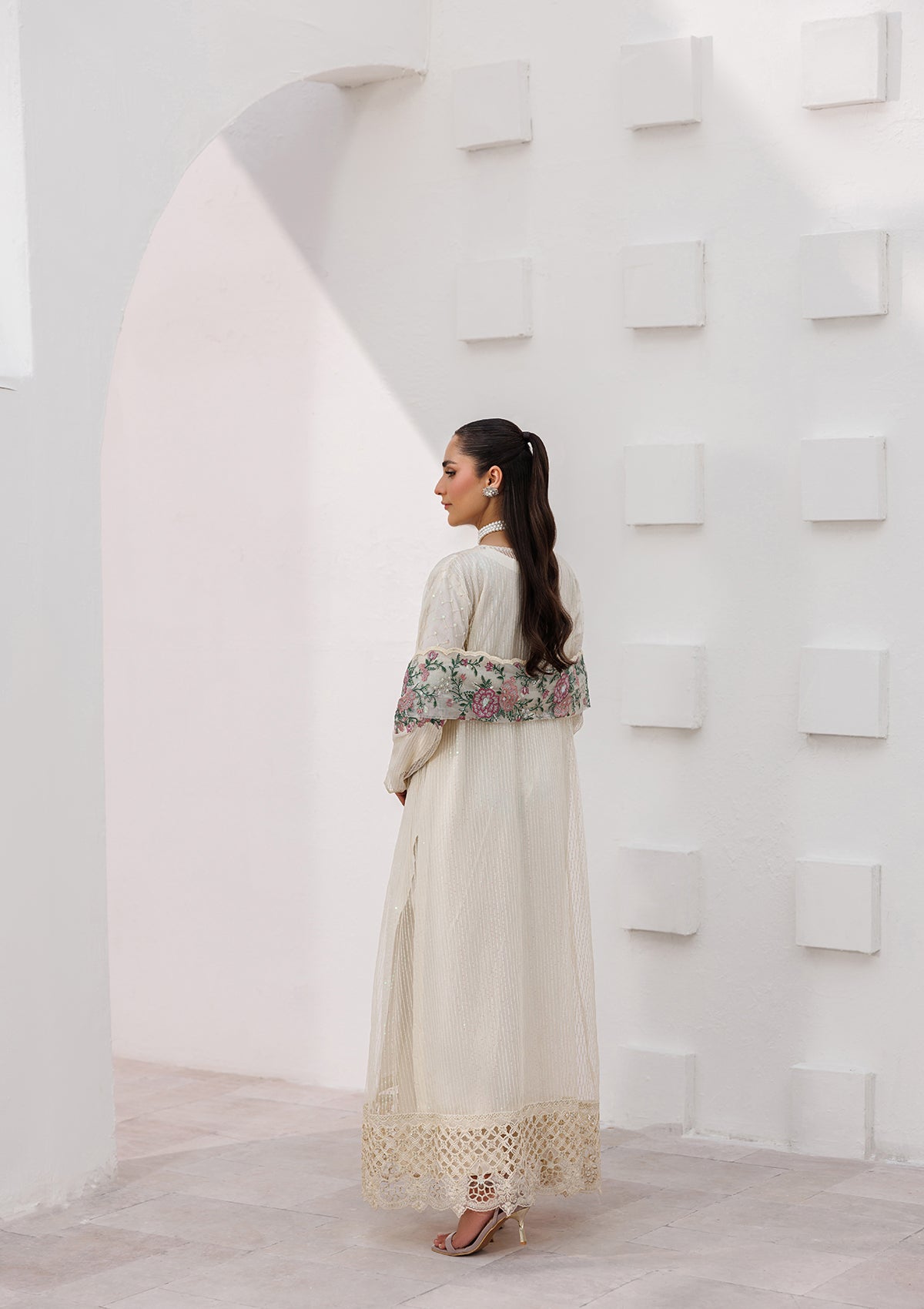 LUXURY Embroidered NET BT006823-CRM