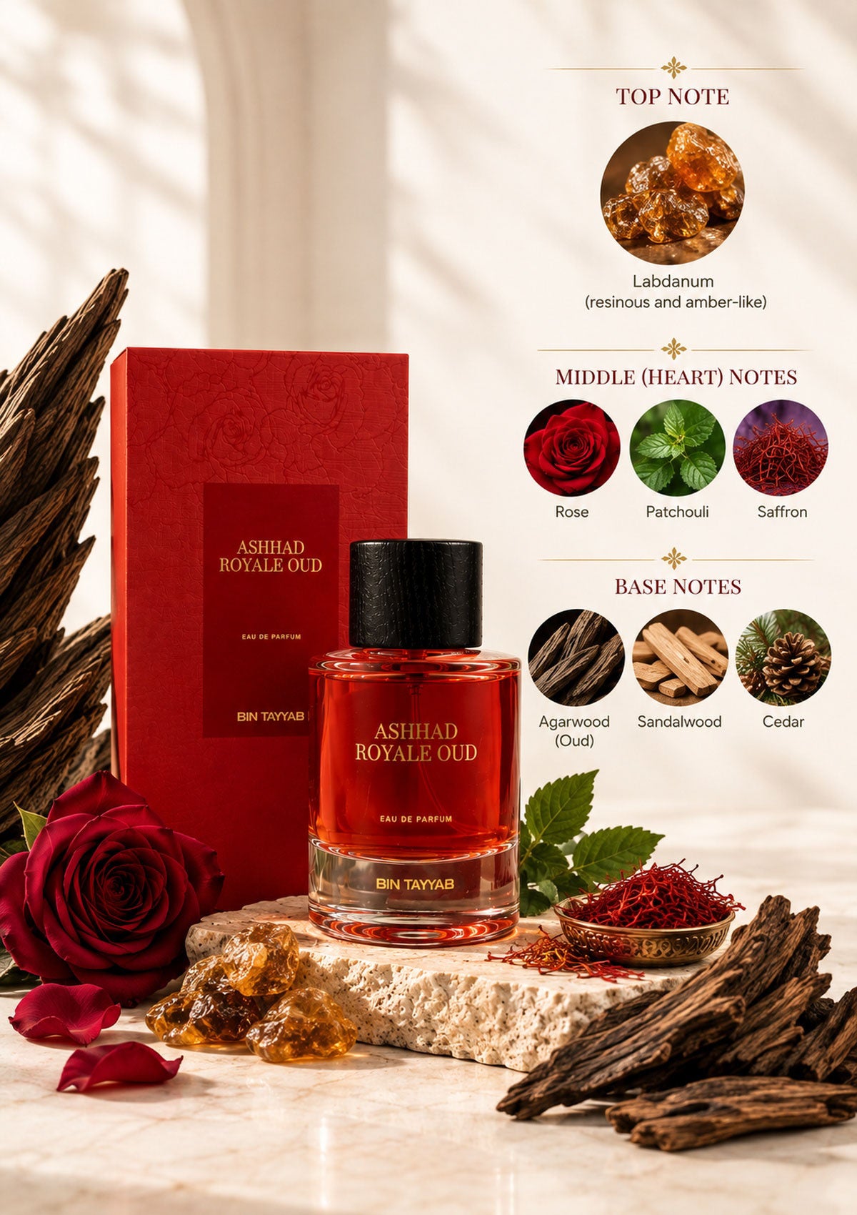 ASHHAD ROYALE OUD – Eau de Parfum | 100ml