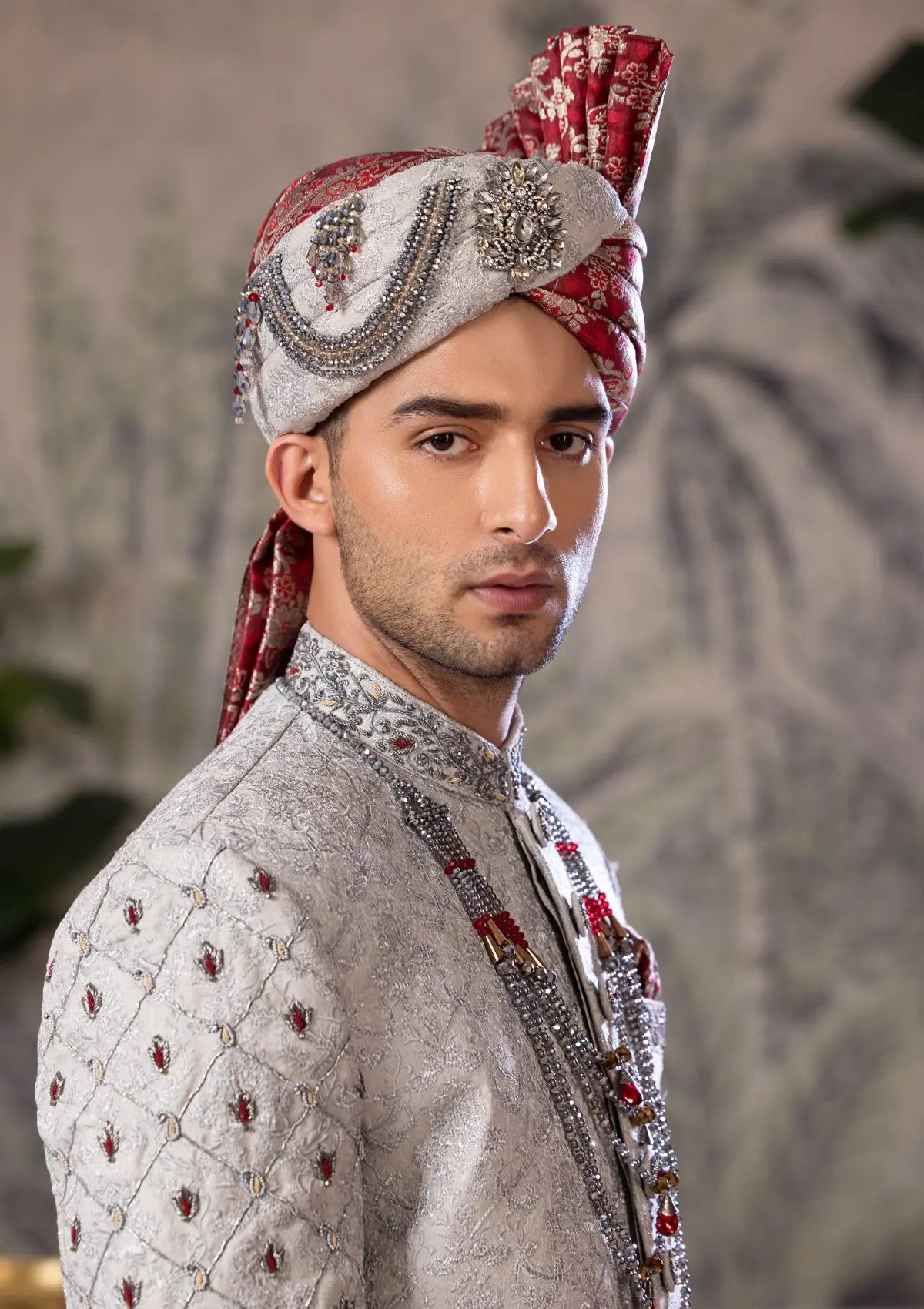 Bin Tayyab Sherwani (TD-1765)  GRAY Bin Tayyab