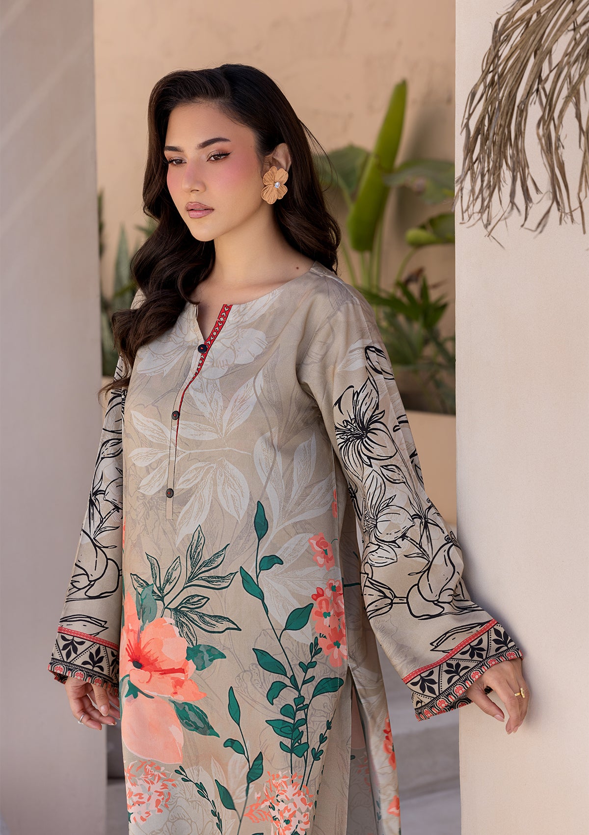 PRINTED LAWN BT006685-LBR