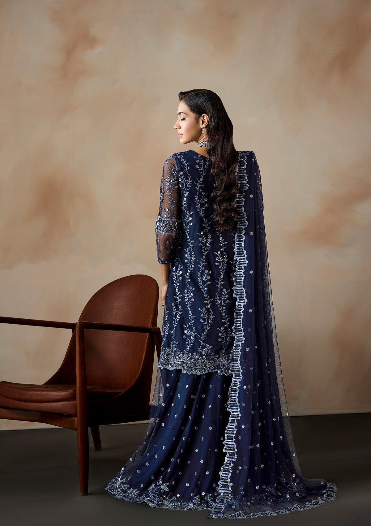 Embroidered Net BT6661-NBL-BT6688-NBL