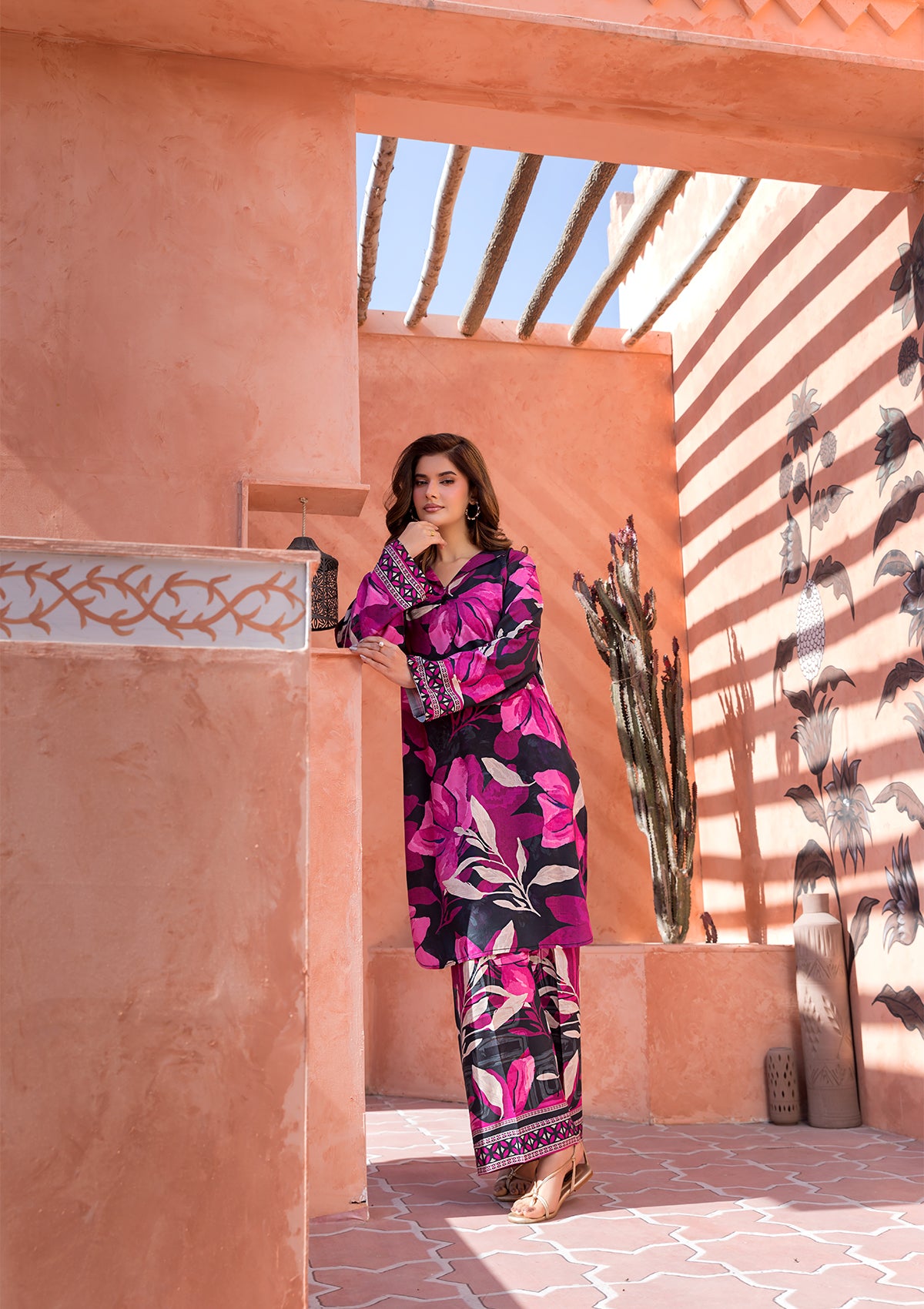 PRINTED LAWN BT006685-BPK