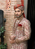 Bin Tayyab Sherwani (TD-1420-5) Multi Red