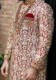 Bin Tayyab Sherwani (TD-1420-5) Multi Red
