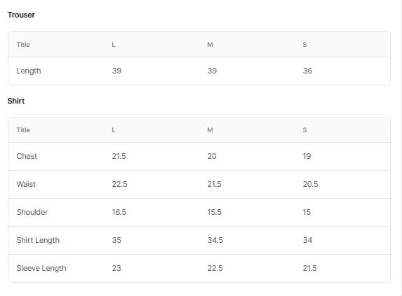 Embroidered Organza BT006048-MST Size Chart