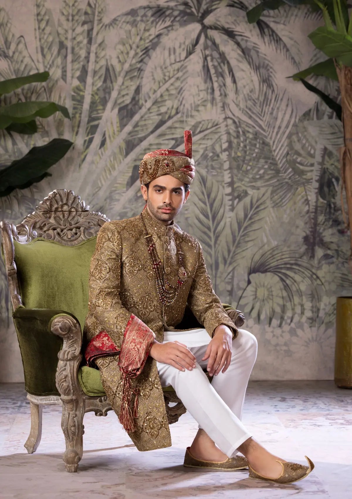 Bin Tayyab Sherwani (TD-1690)  BRWON Bin Tayyab