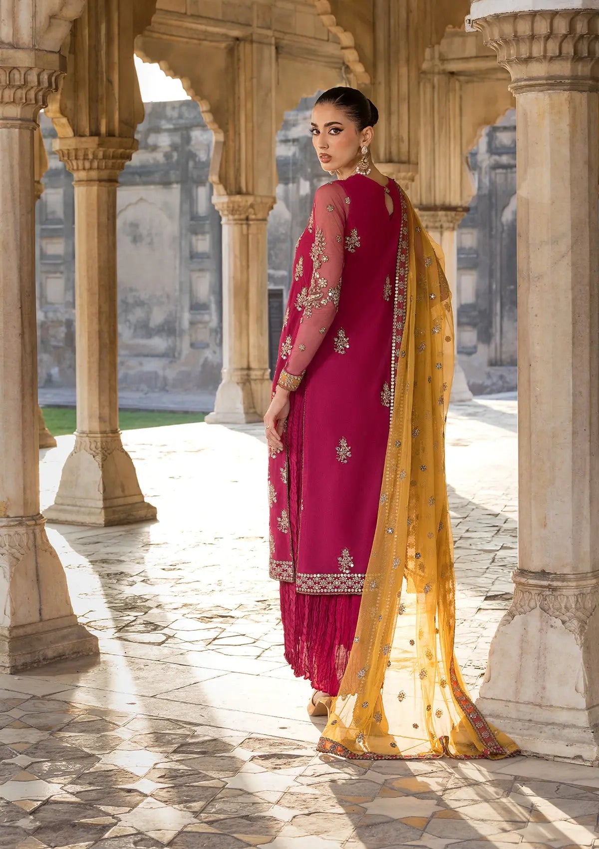 EMBROIDERED NET BT-6572 Bin Tayyab