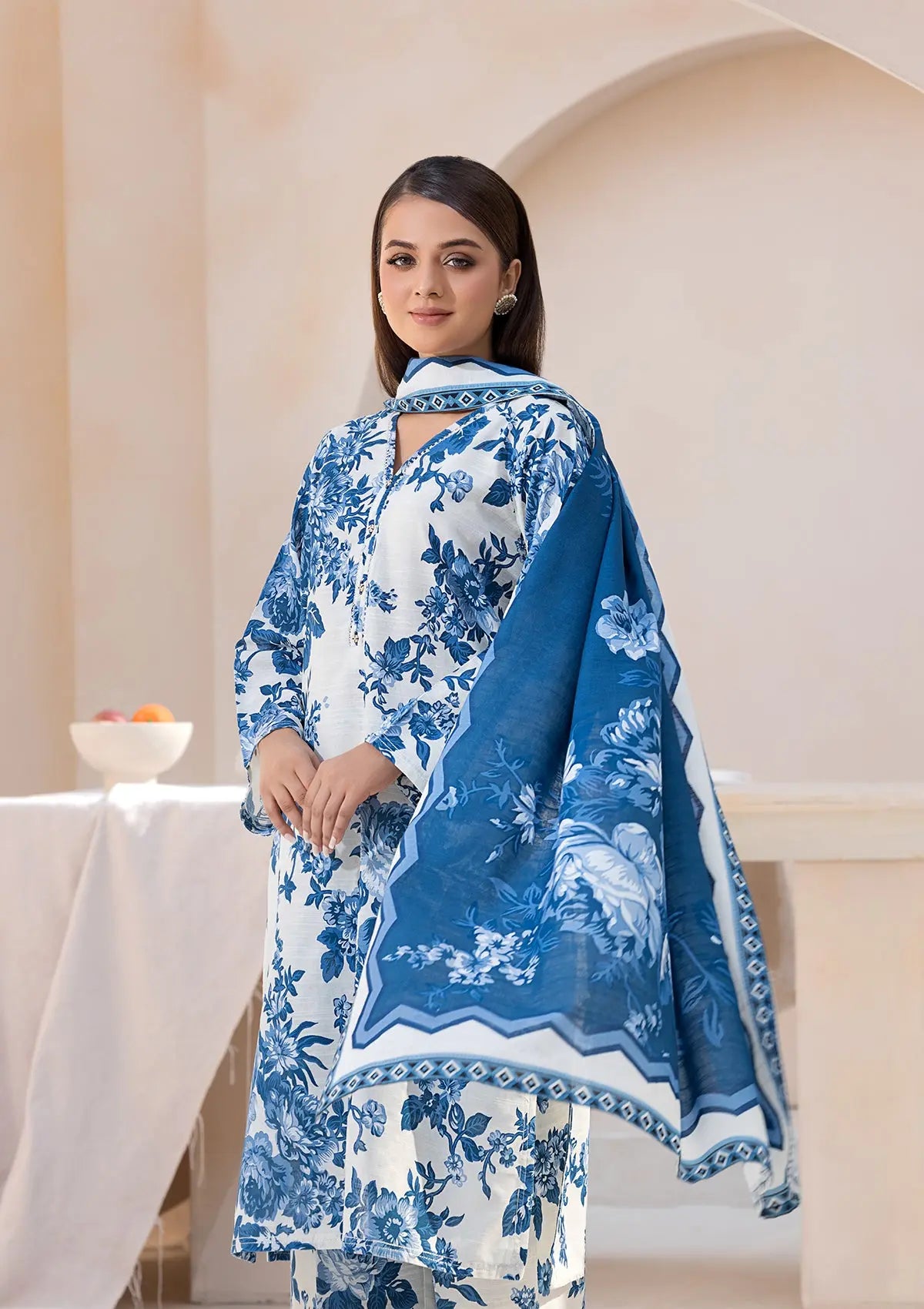 Printed Khaddar BT6553-SKBL Bin Tayyab