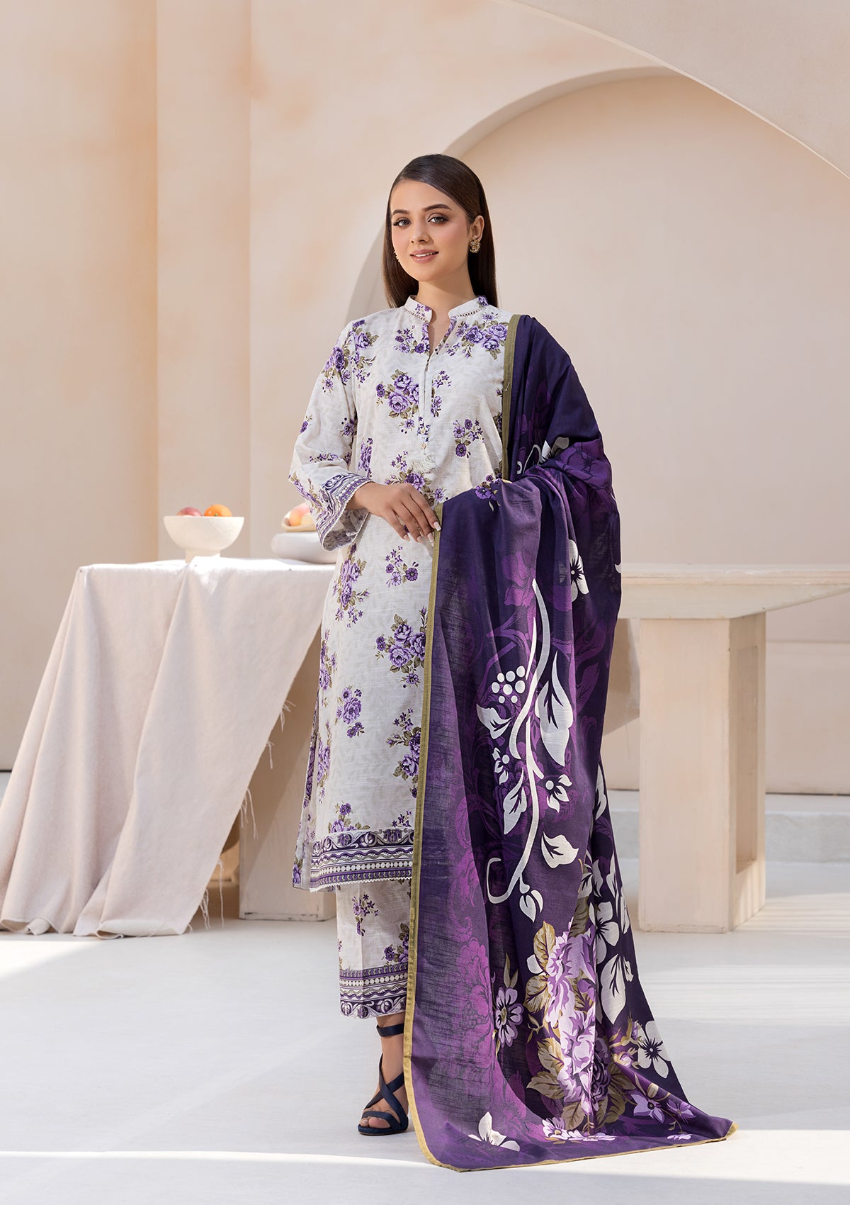 Printed Khaddar BT6553-PPR