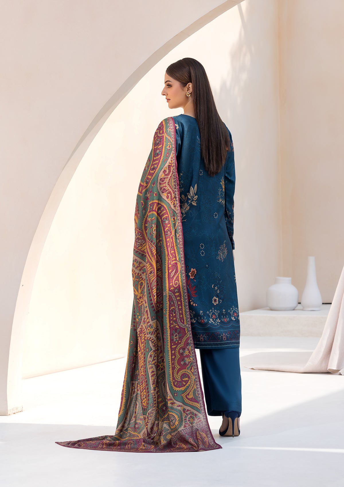 Printed Linen BT6545-BLU