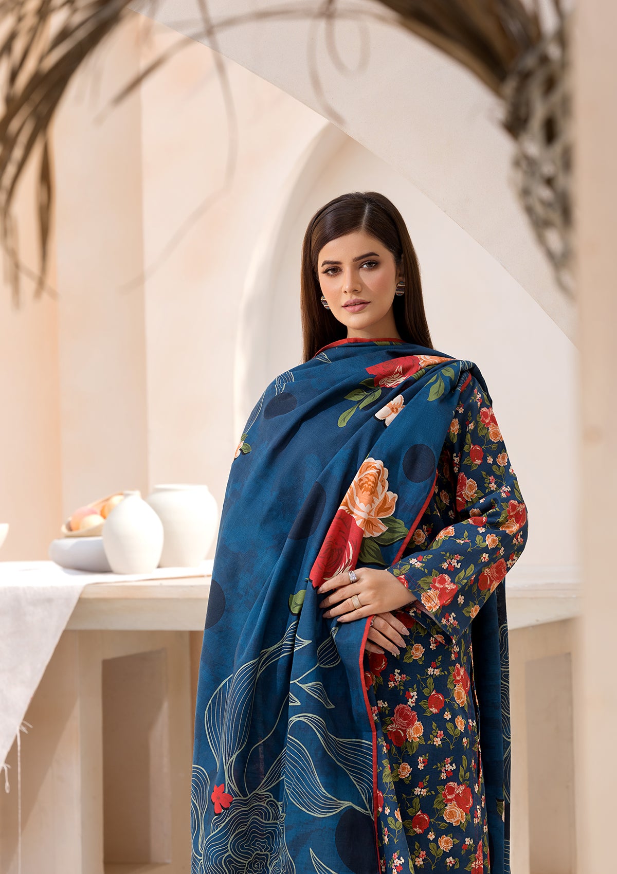 PRINTED KHADDAR BT6547-REBL