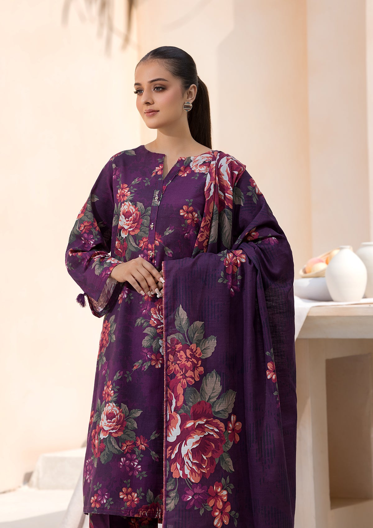Printed Khaddar BT6544-PPR