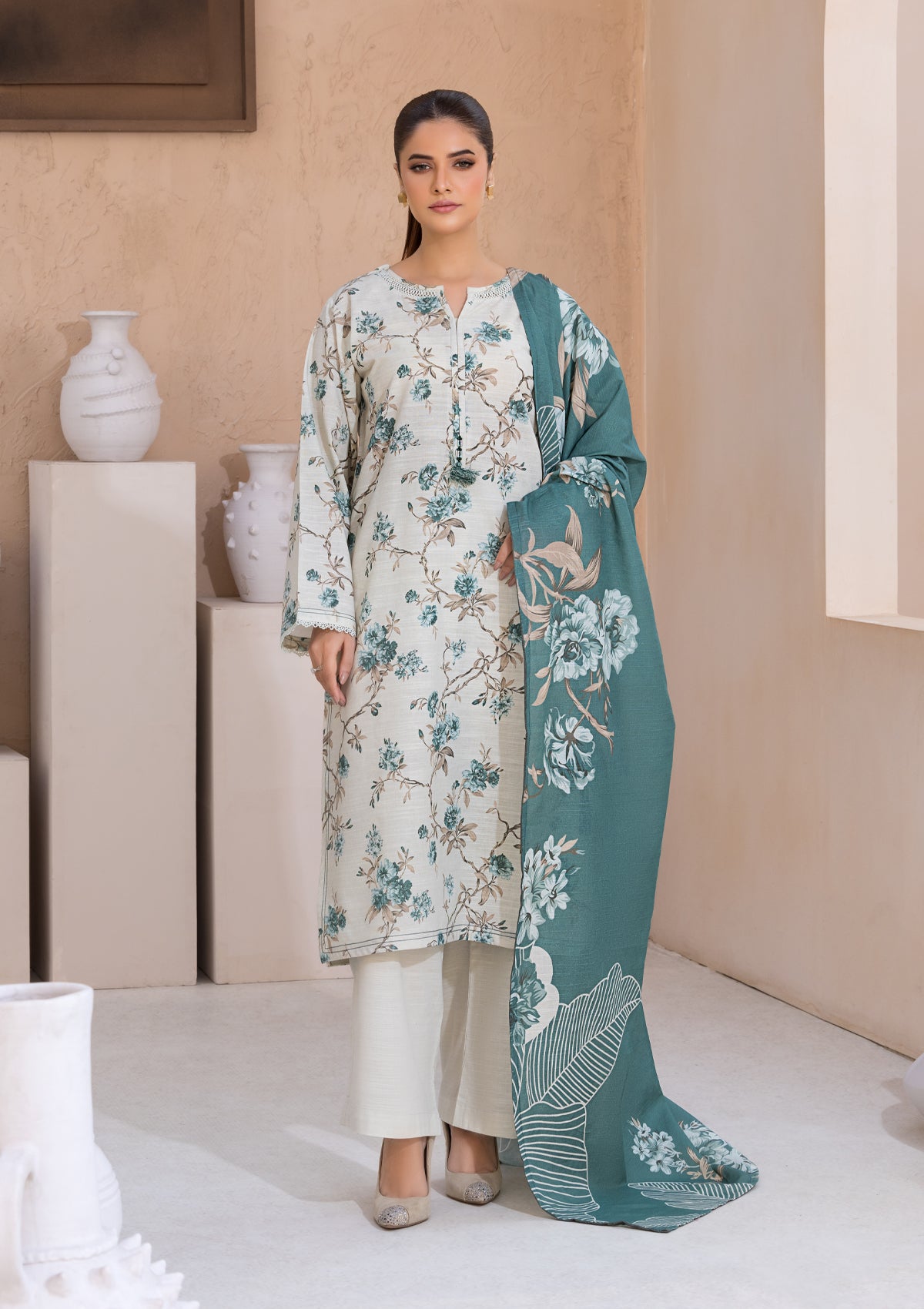 PRINTED KHADDAR BT6526-MNT
