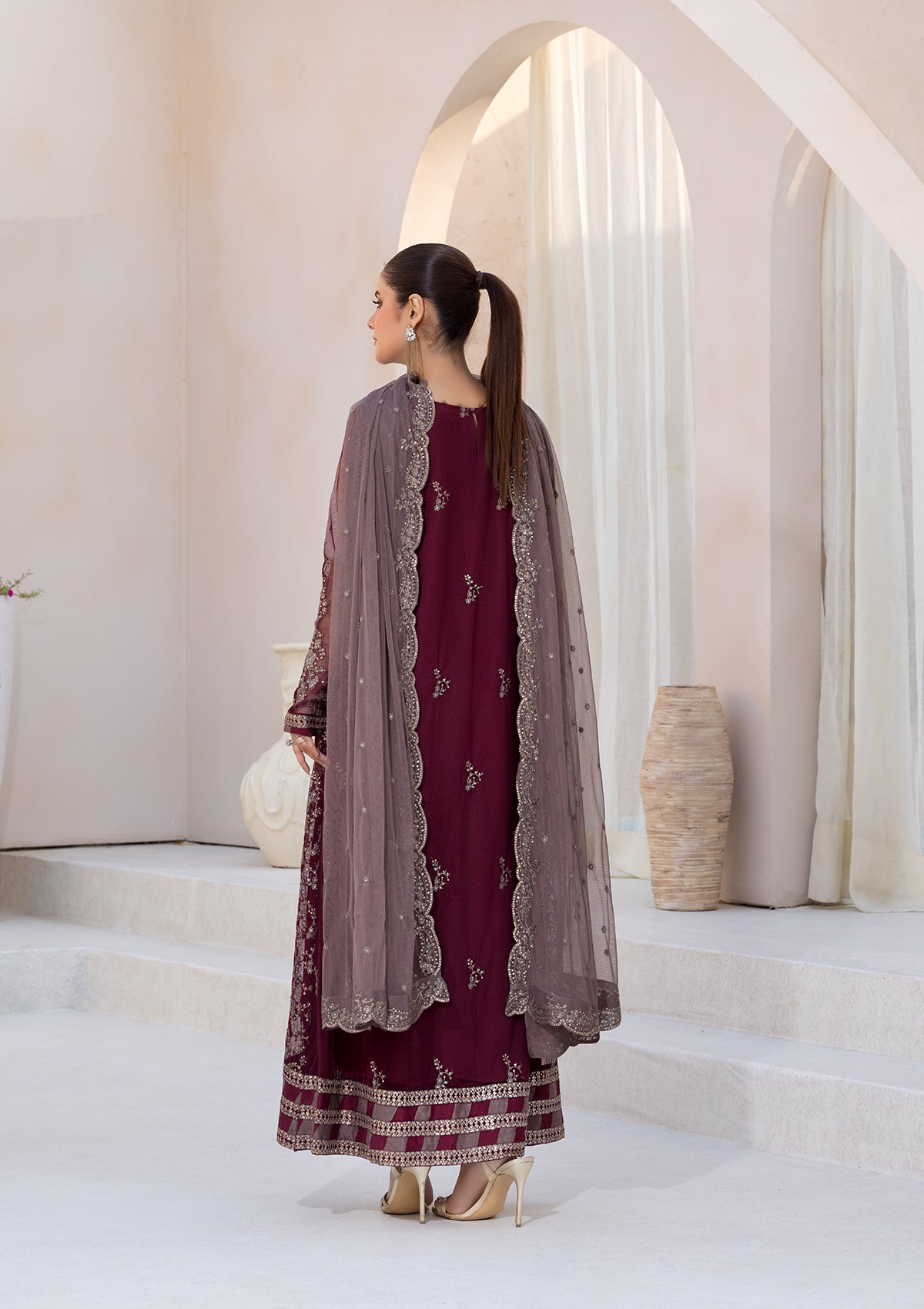 EMBROIDERED NET BT6622