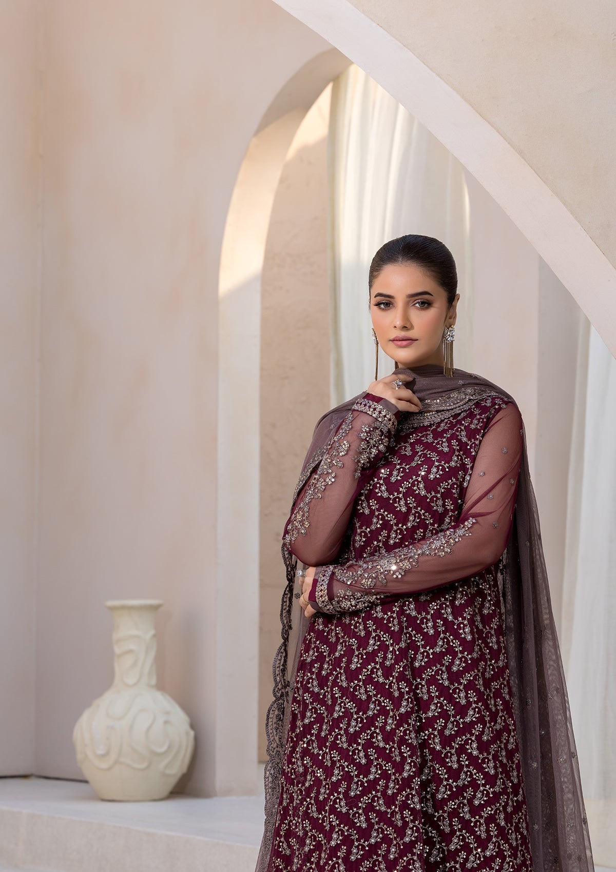 EMBROIDERED NET BT6622