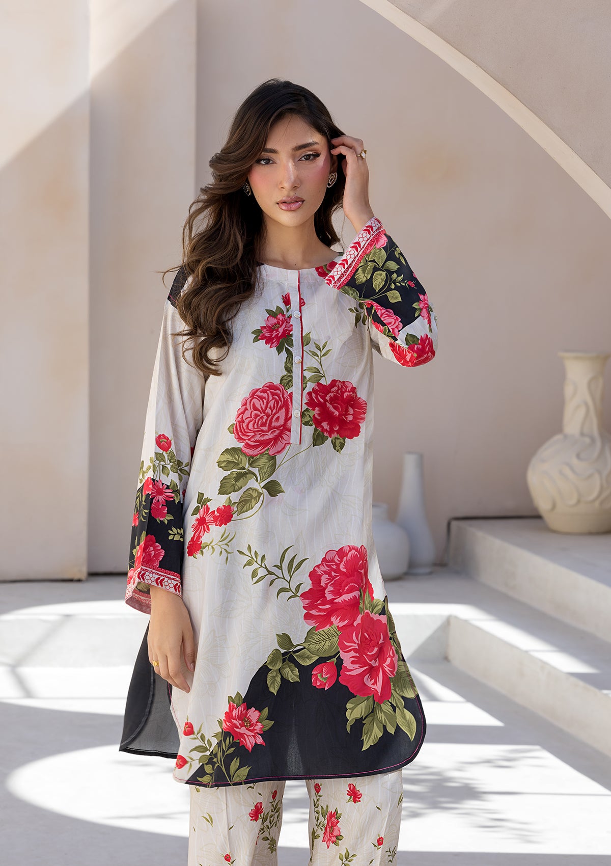 PRINTED LAWN BT6685-CRM