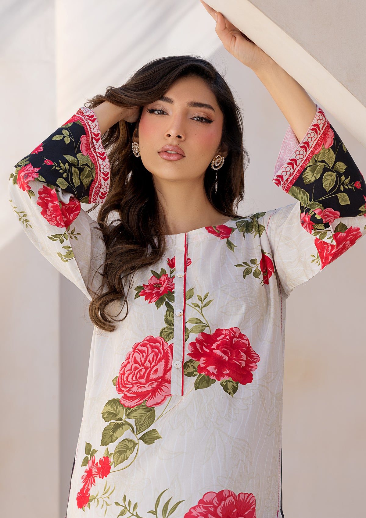 PRINTED LAWN BT6685-CRM