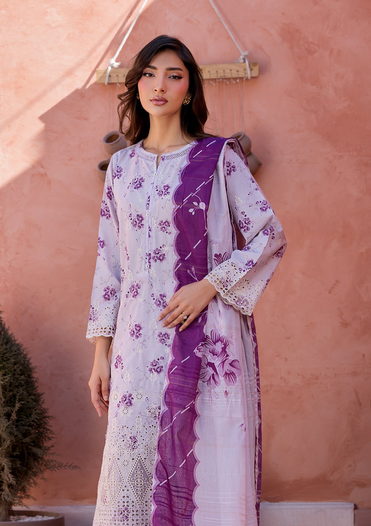 PRINTED CHICKENKARI LAWN BT006697-LPR