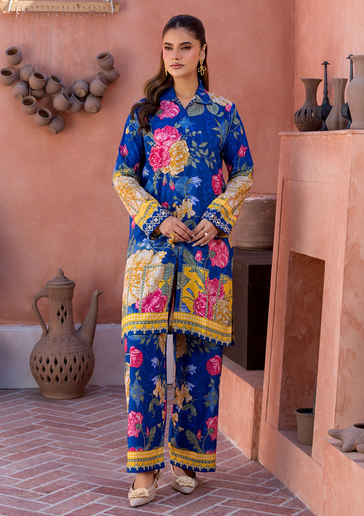 PRINTED LAWN BT006685-DBL