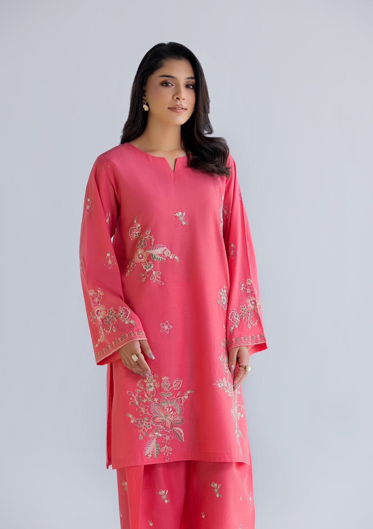 EMBROIDERED COTTON BT006686-PNK