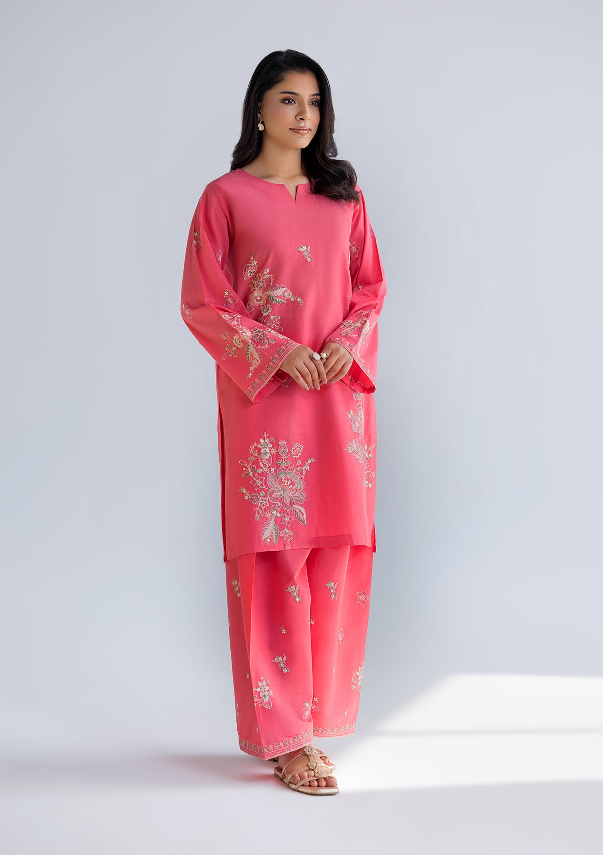 EMBROIDERED COTTON BT006686-PNK