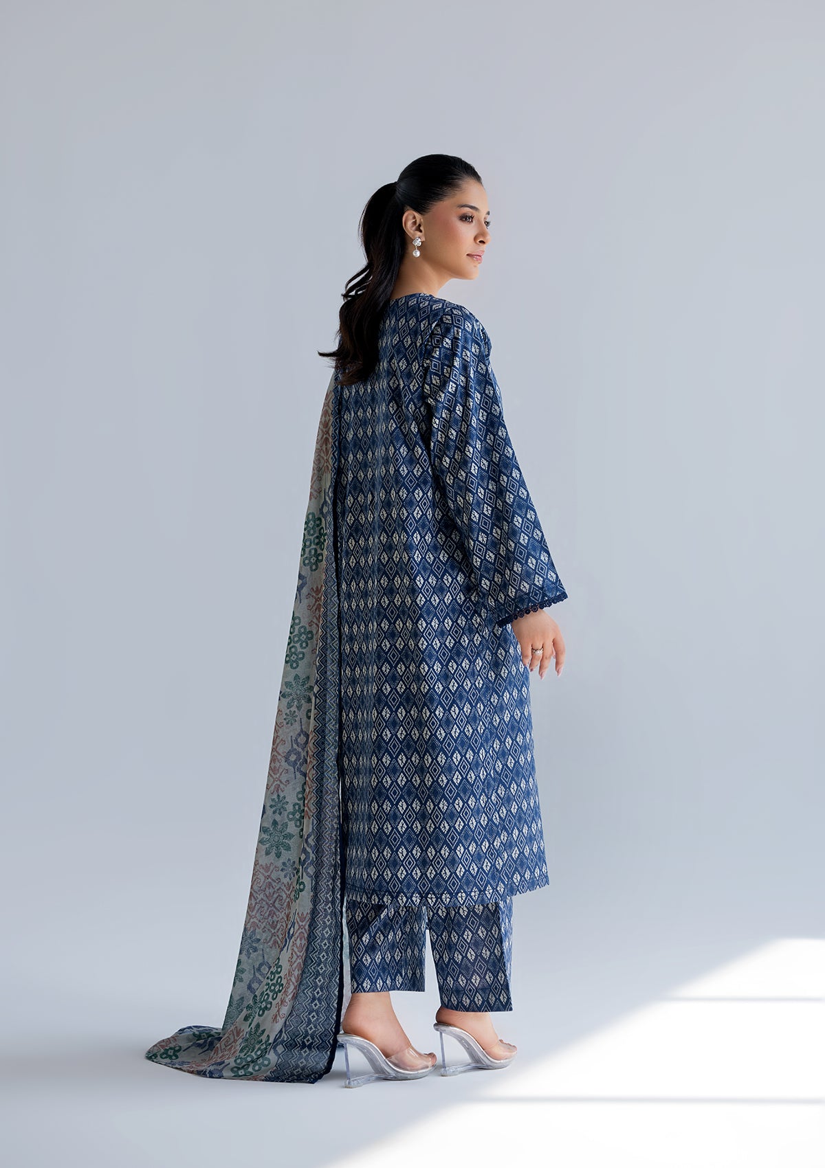 PRINTED LAWN BT006760-BLU