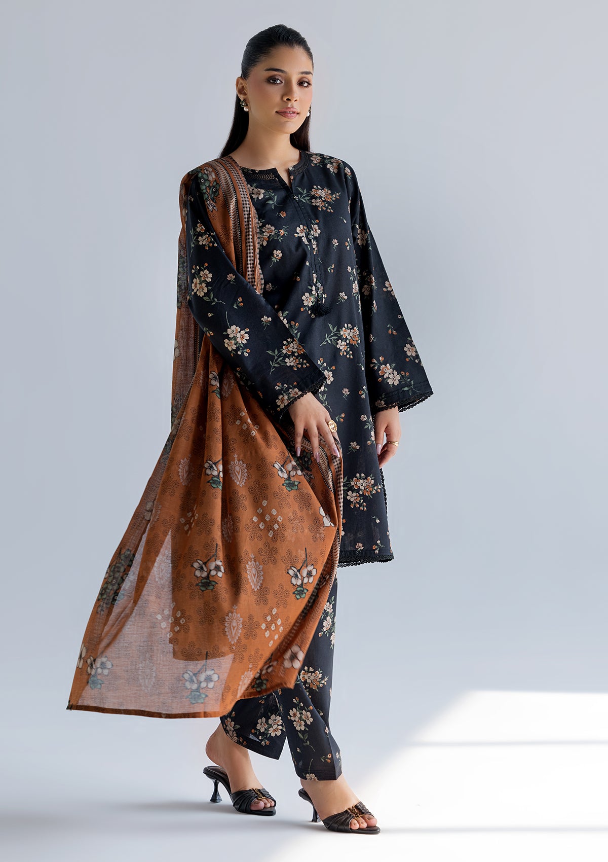 PRINTED LAWN BT006760-BLK-2