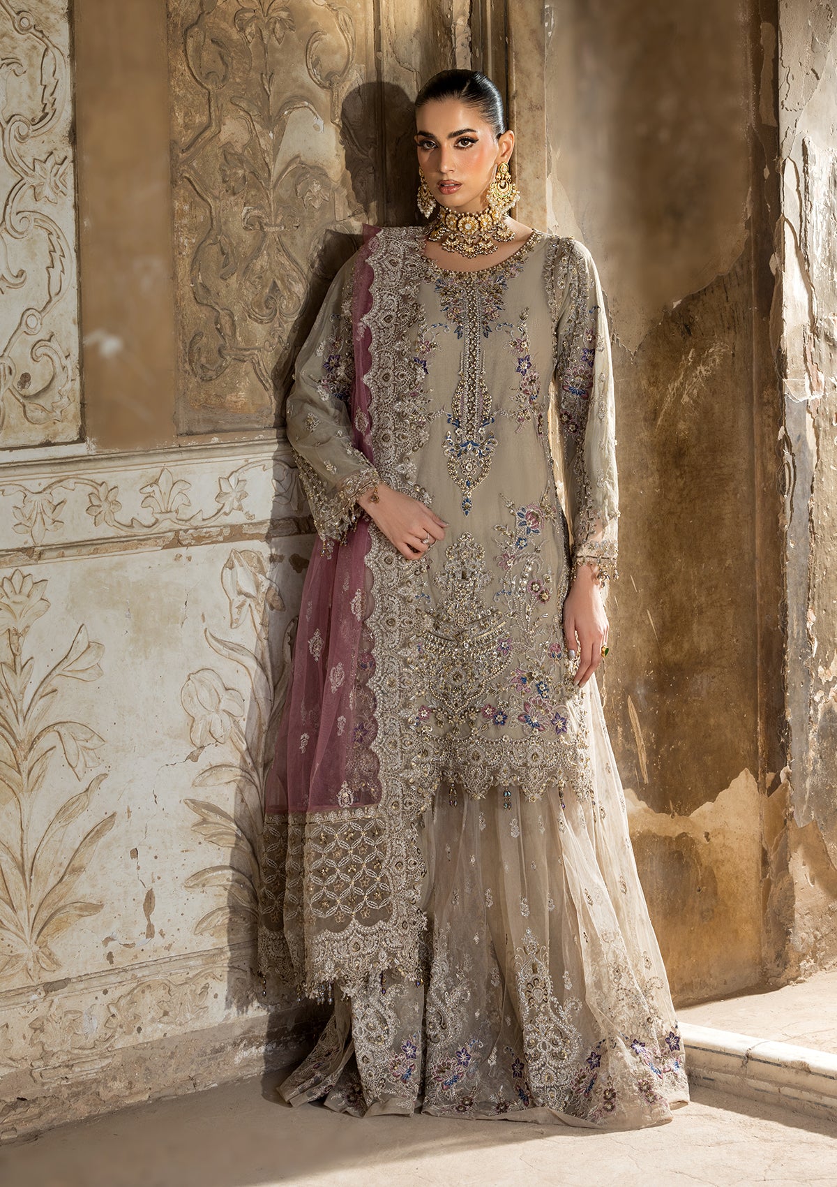 Embroidered Net BT006658-BGE