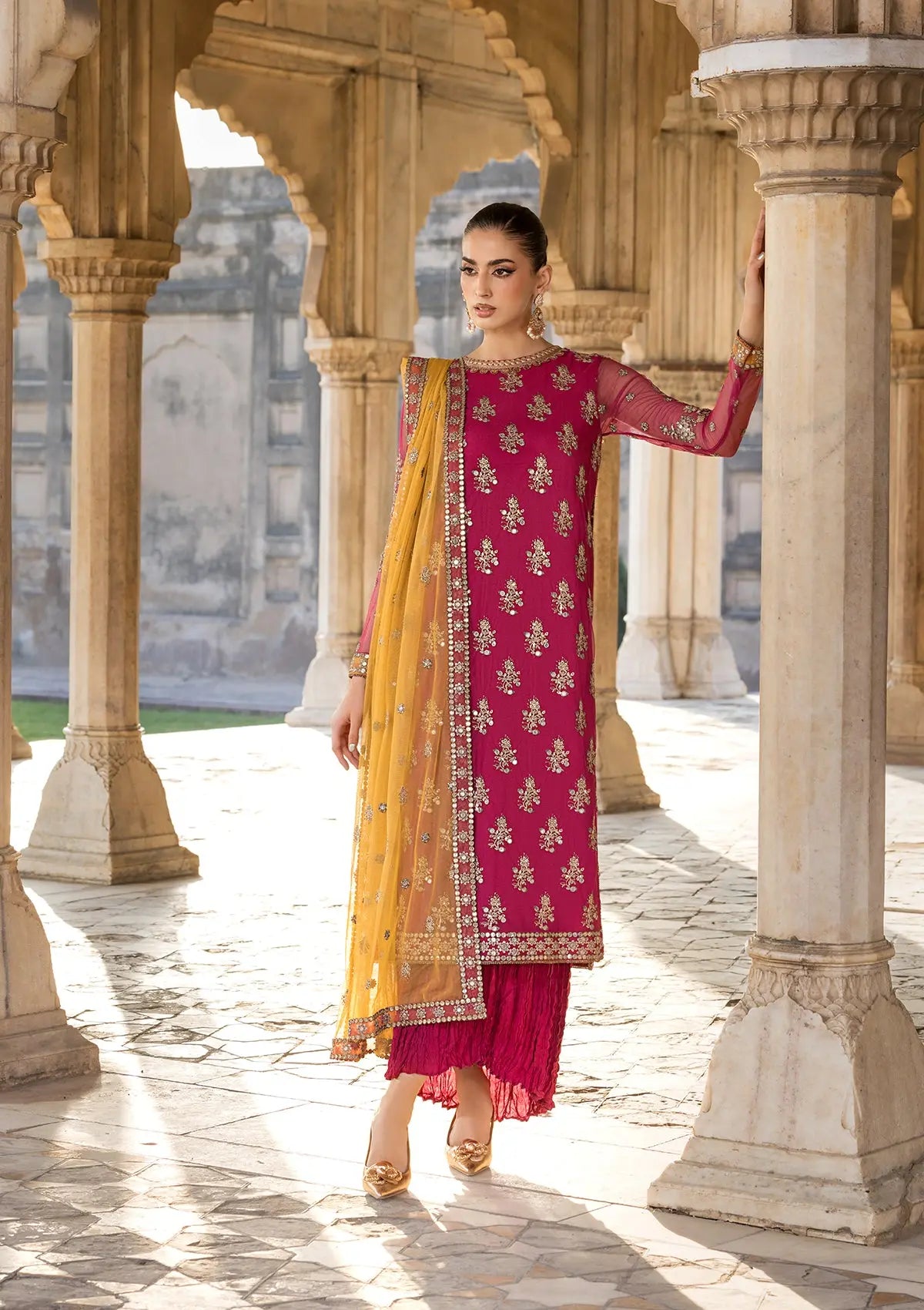 EMBROIDERED NET BT-6572 Bin Tayyab