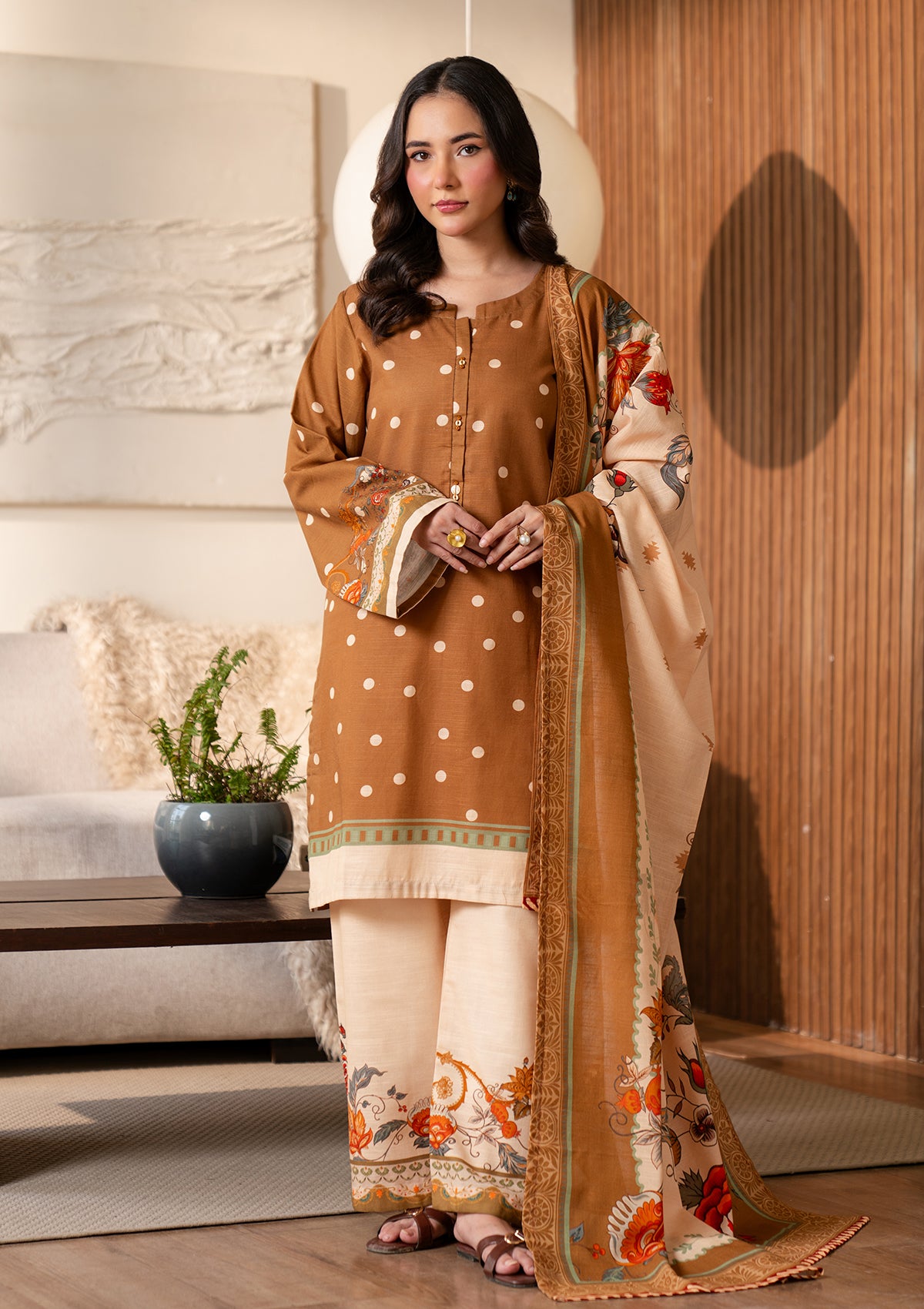 PRINTED KHADDAR BT006966-MRD