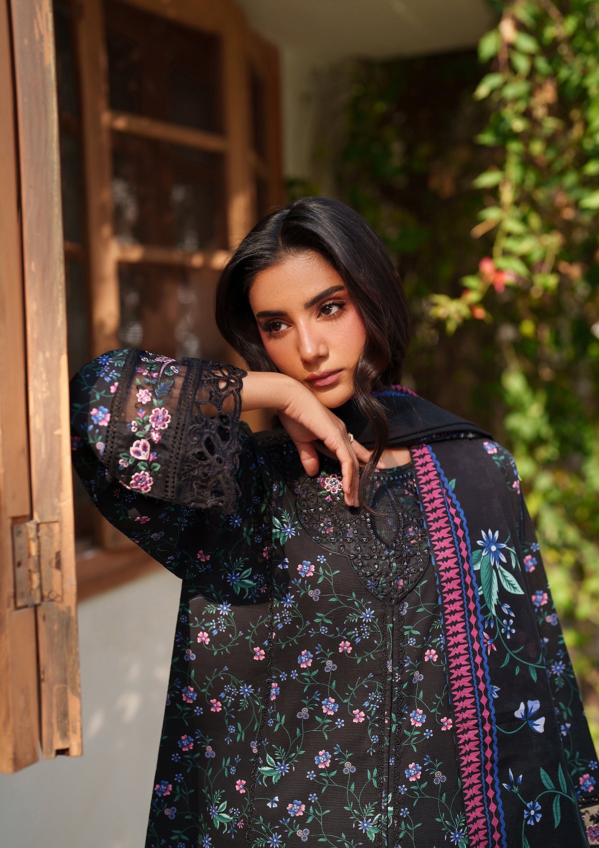 Embroidered Khaddar BT6565-BLK Bin Tayyab