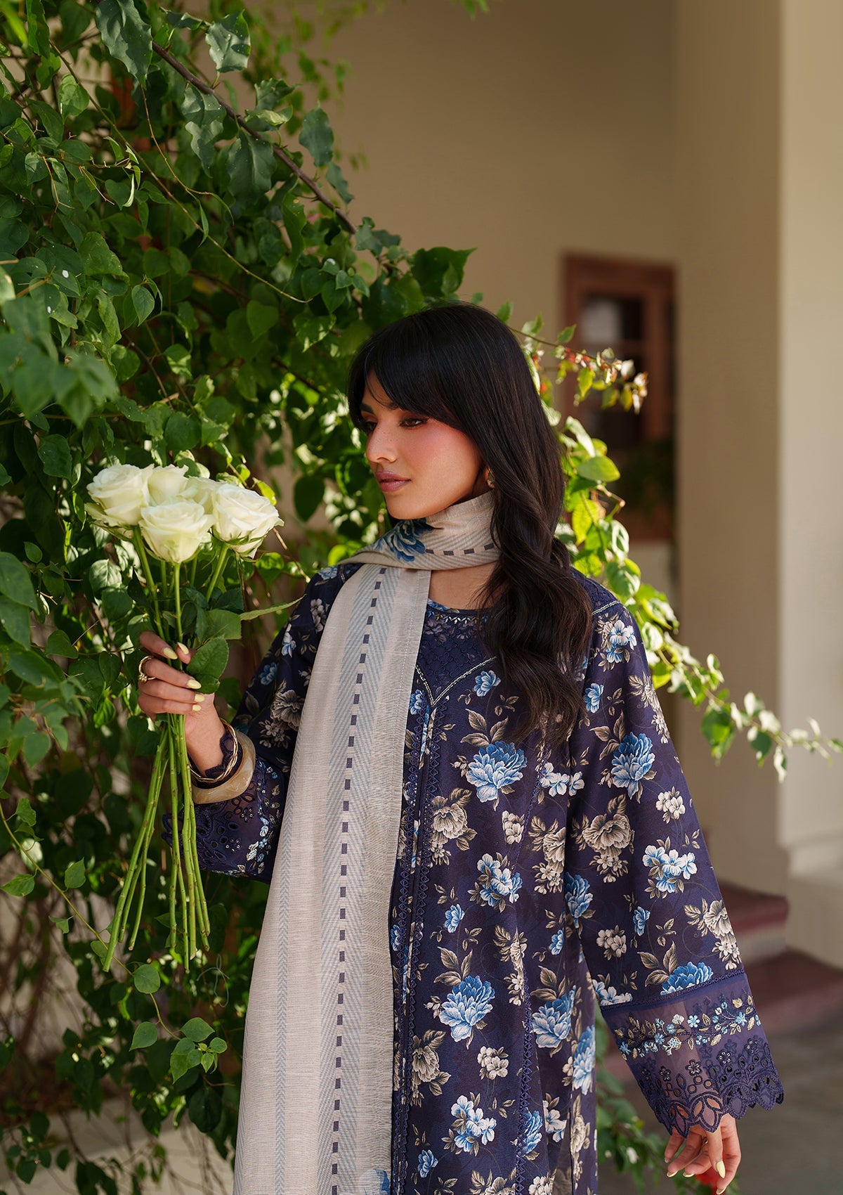 Embroidered Khaddar BT6565-NBL Bin Tayyab