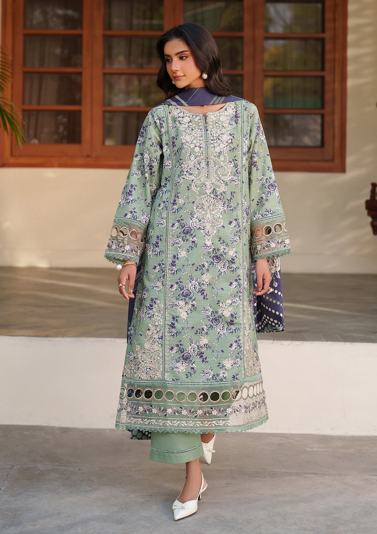 Embroidered Khaddar BT6552-GRN Bin Tayyab