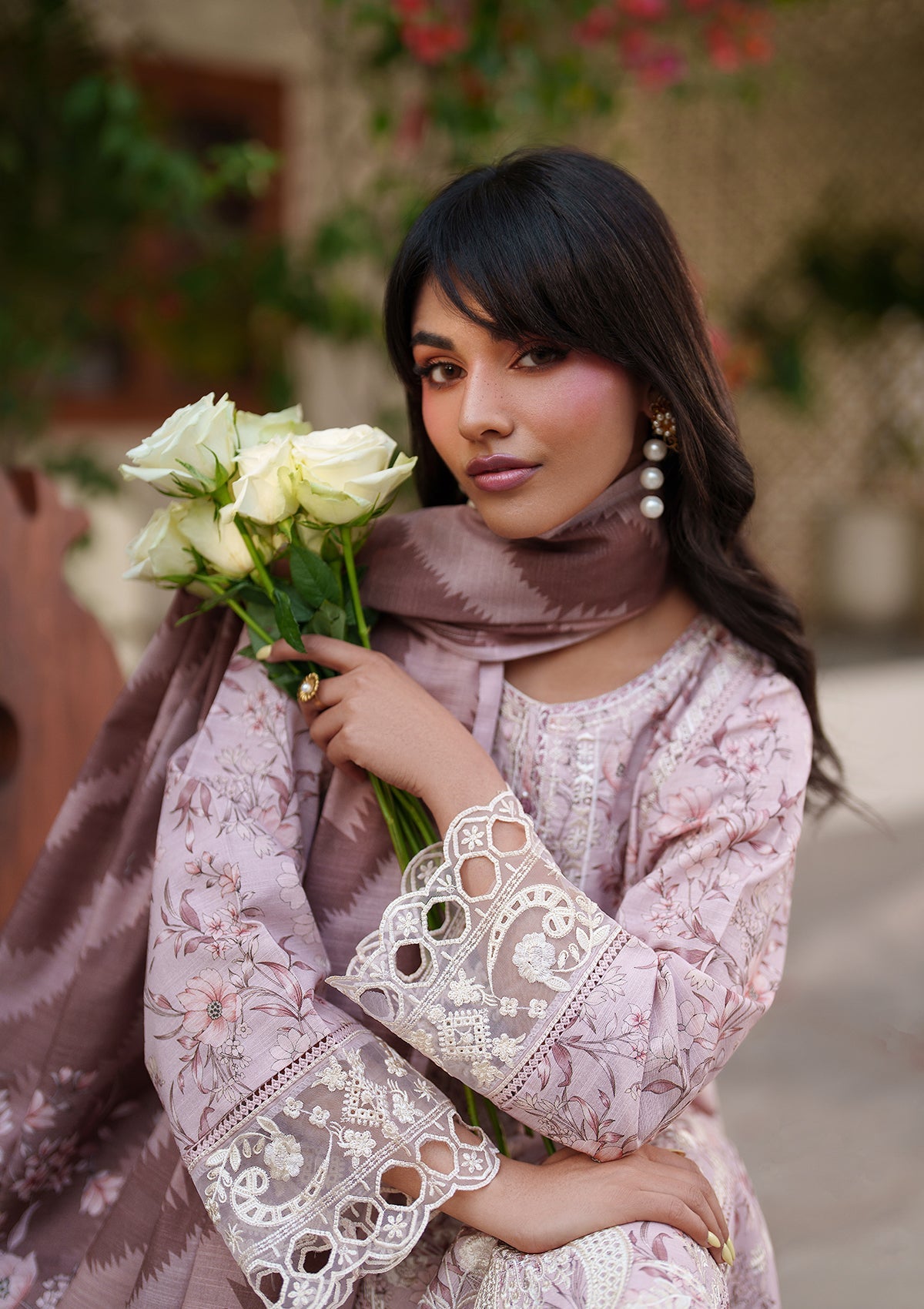 Embroidered Khaddar BT6552-PCH Bin Tayyab