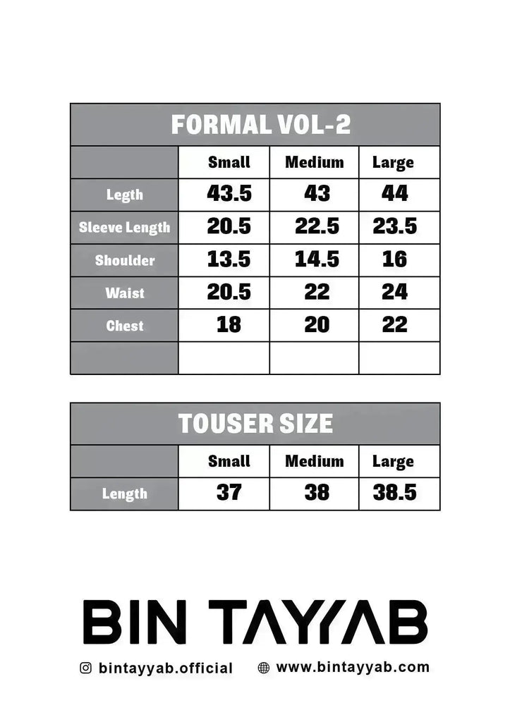 (BT006065-LPST) Size Chart