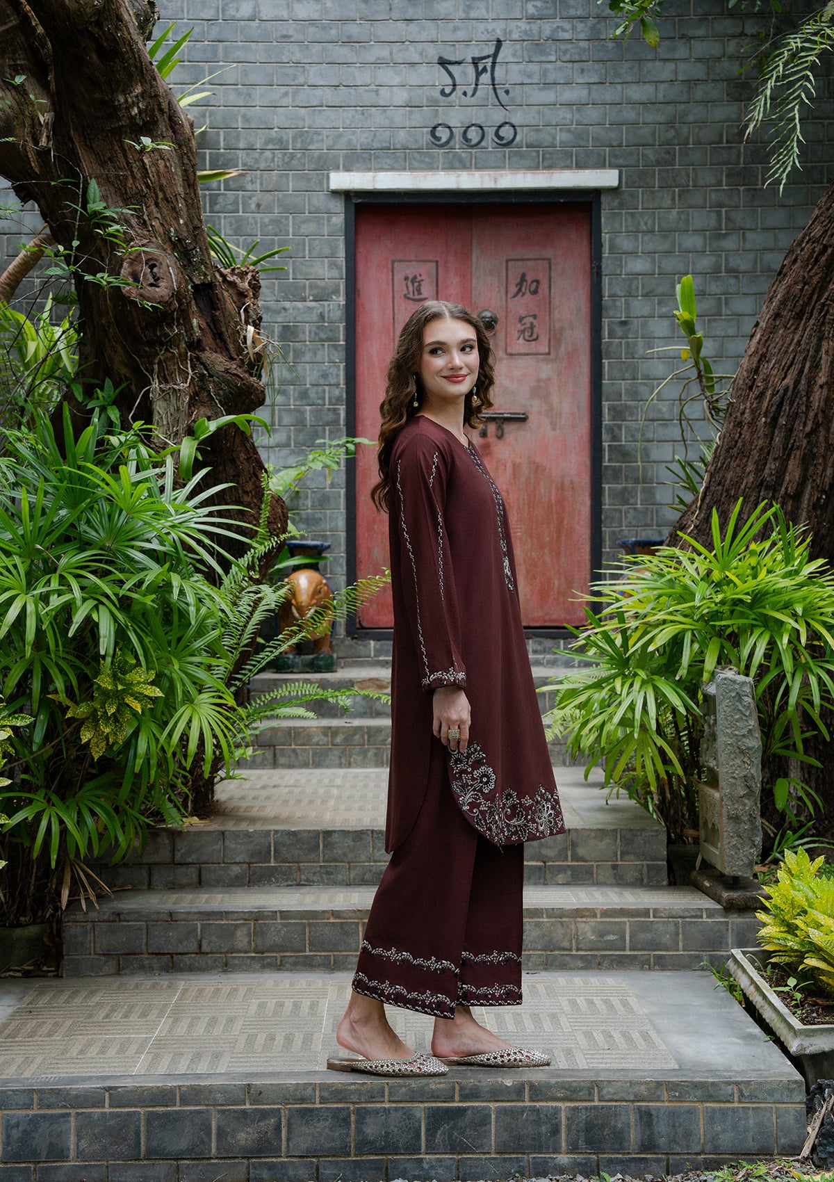 Embroidered Khaddar BT006929-CHY