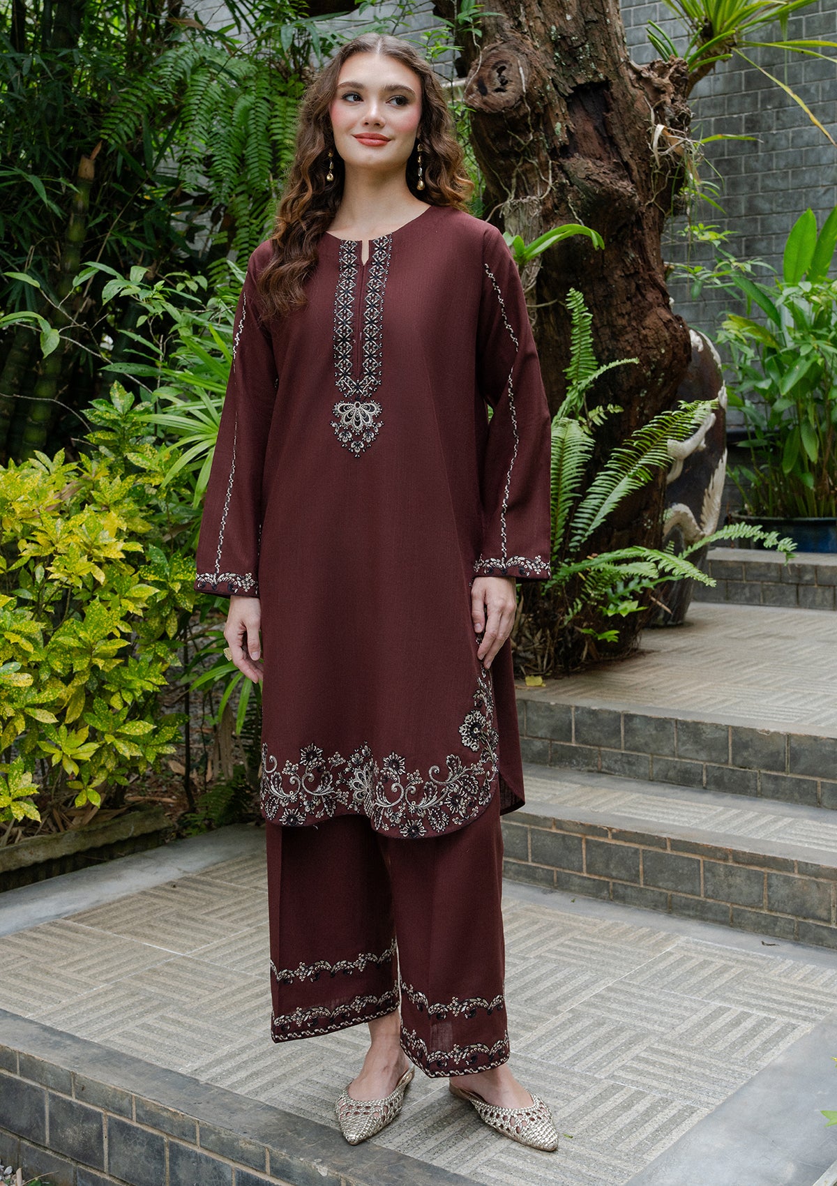 Embroidered Khaddar BT006929-CHY