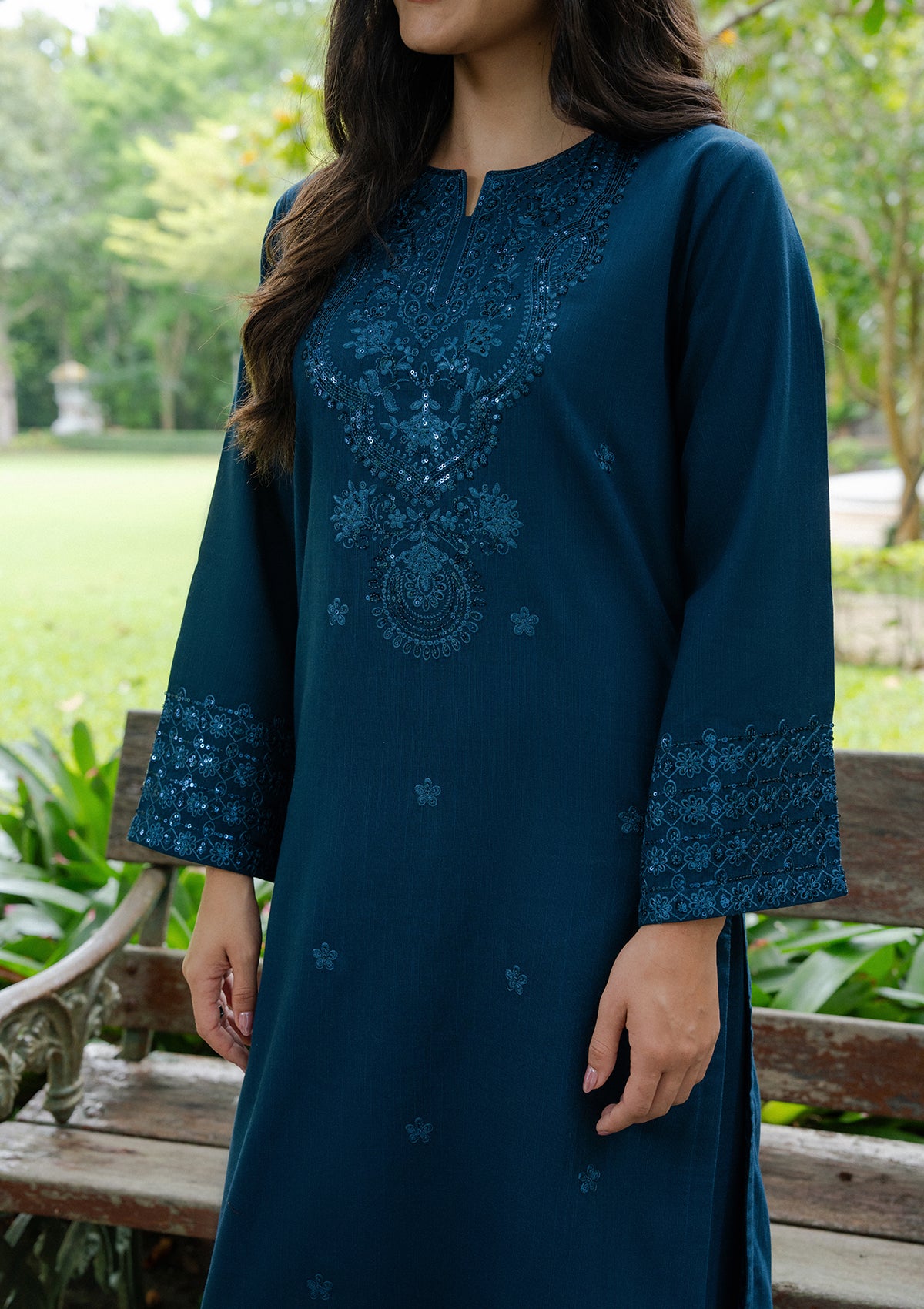 Embroidered Khaddar BT006929-ZNC