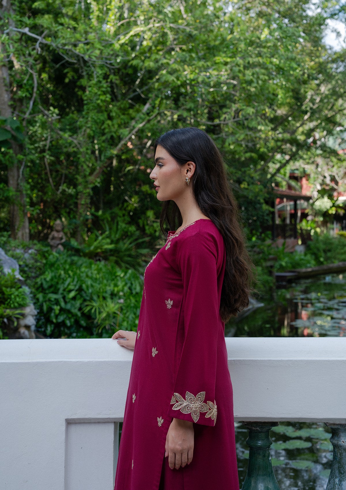 Embroidered Khaddar BT006929-MRN