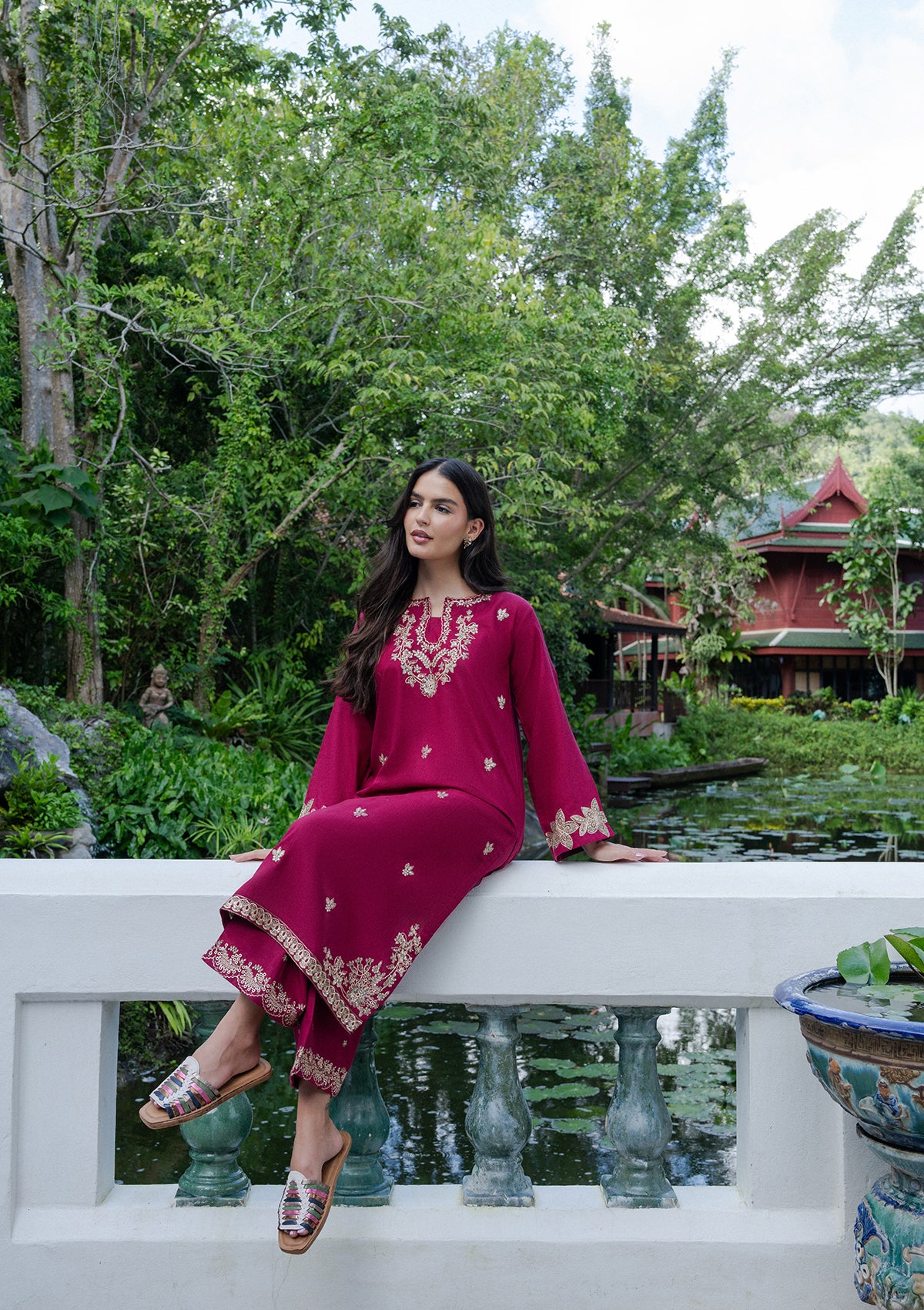 Embroidered Khaddar BT006929-MRN