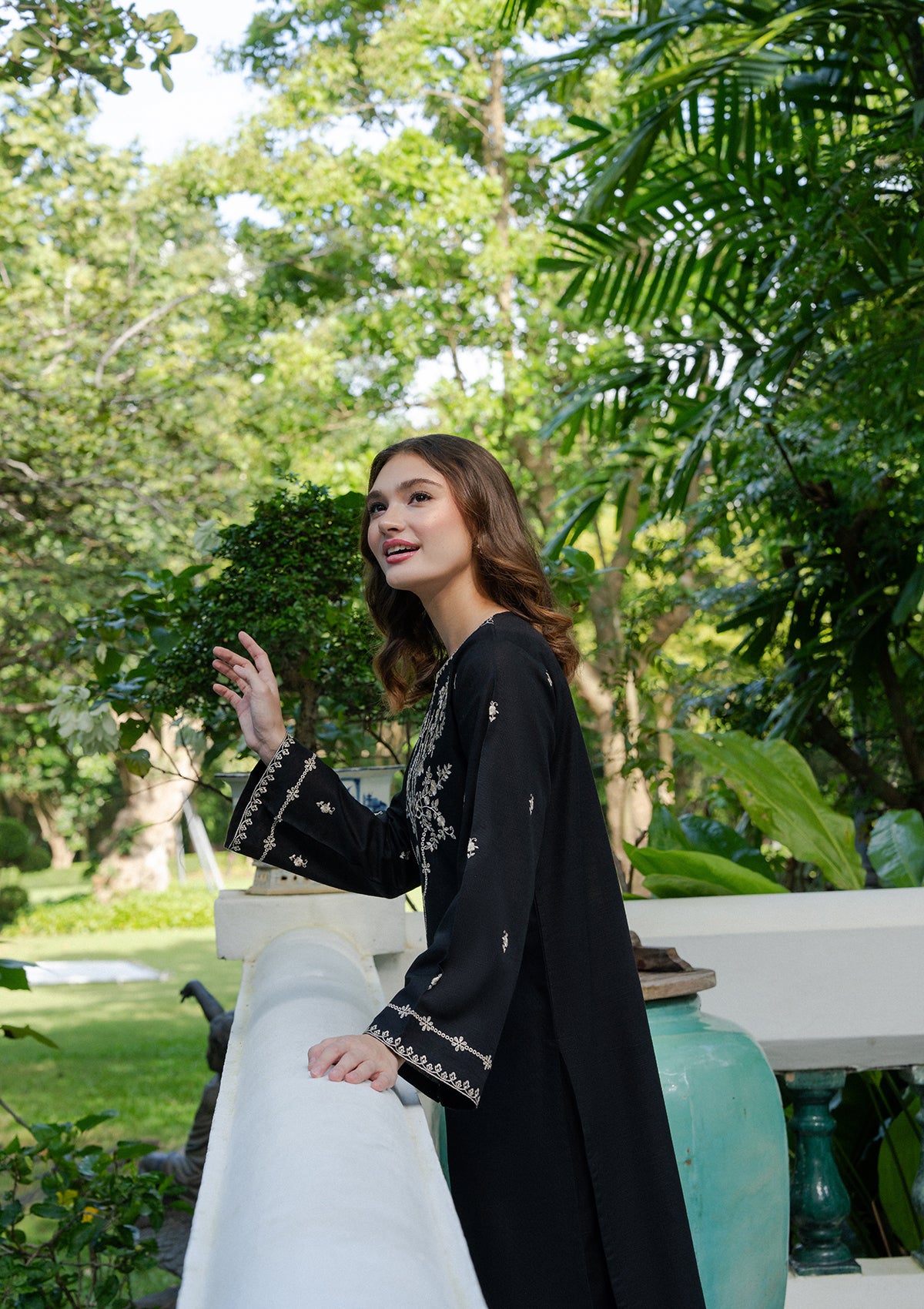 Embroidered Khaddar BT006930-BLK