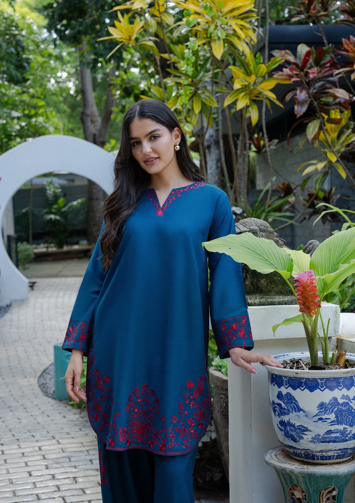 Embroidered Khaddar BT006931-ZNC