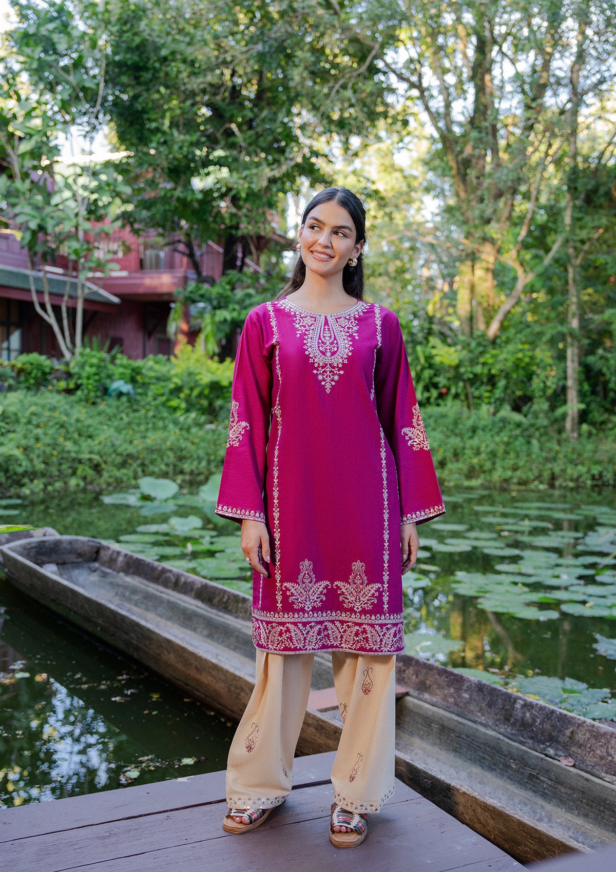 Embroidered Khaddar BT006931-MGT