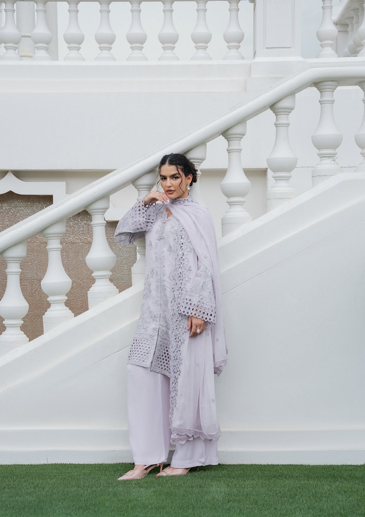 Embroidered Chiffon BT006980-LPR