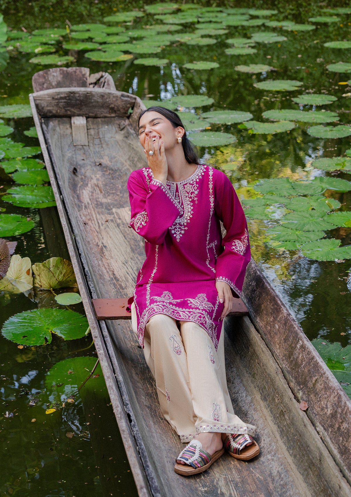 Embroidered Khaddar BT006931-MGT