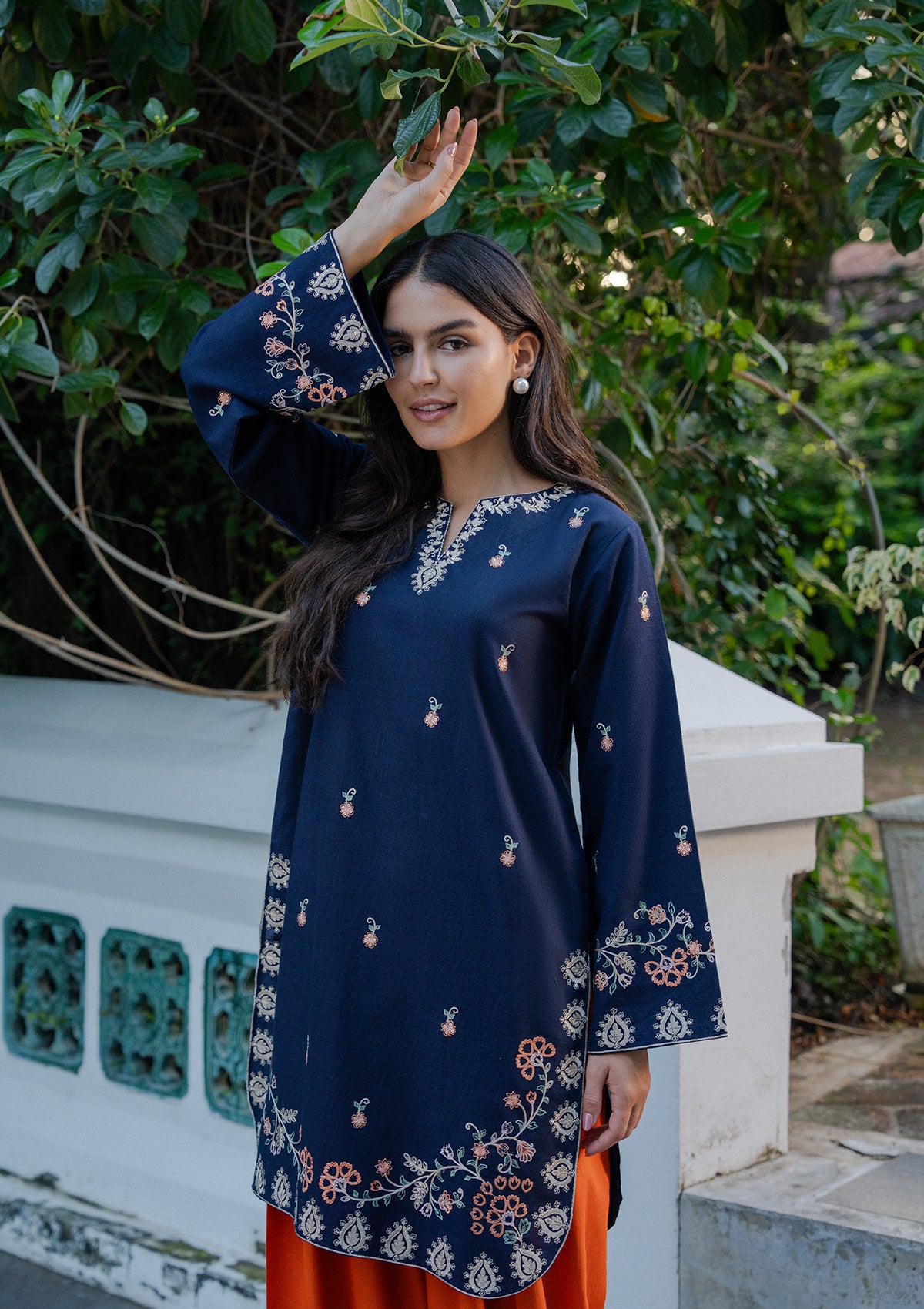 Embroidered Khaddar BT006931-NVB