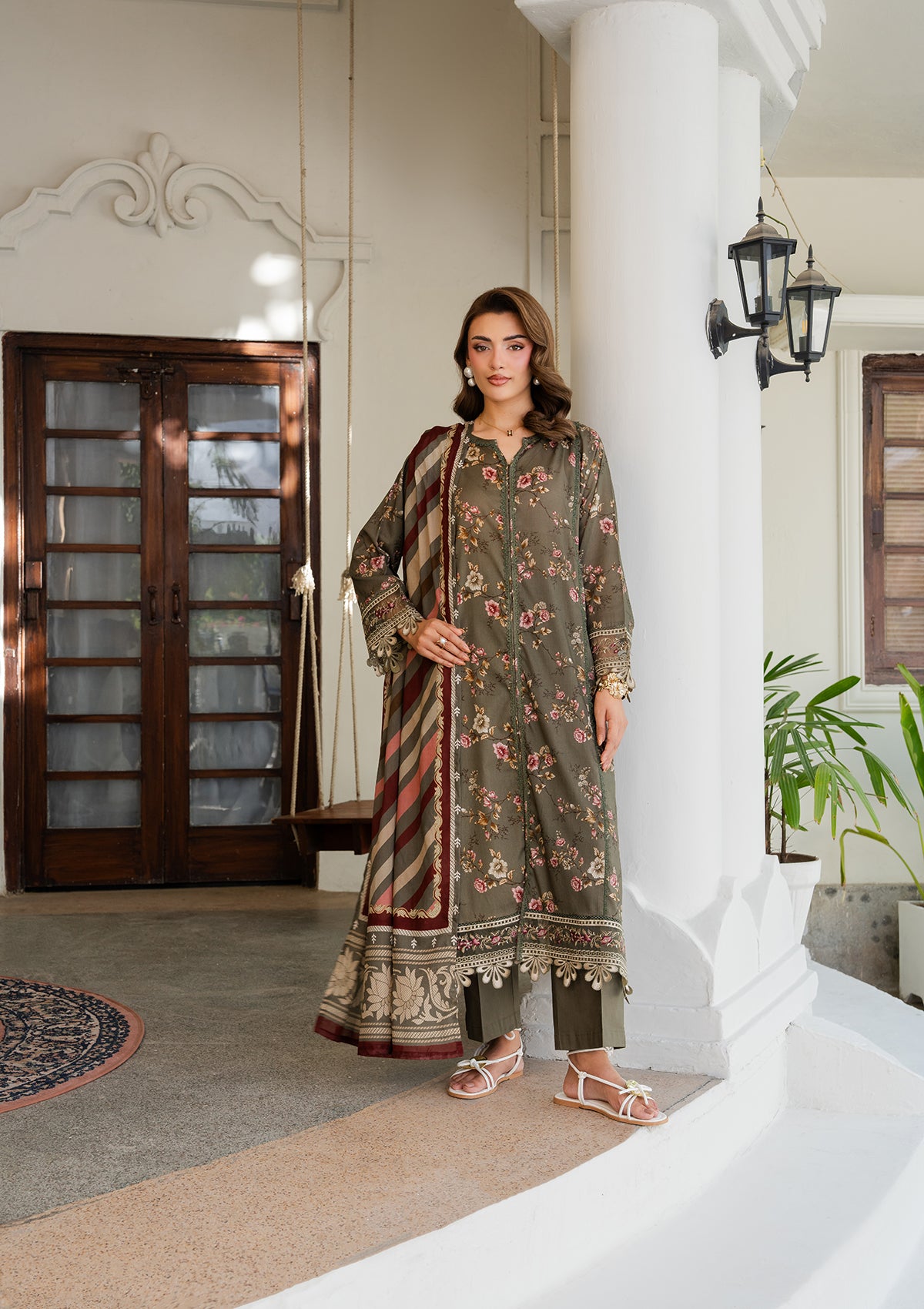 EMBROIDERED Lawn BT006887-GRN