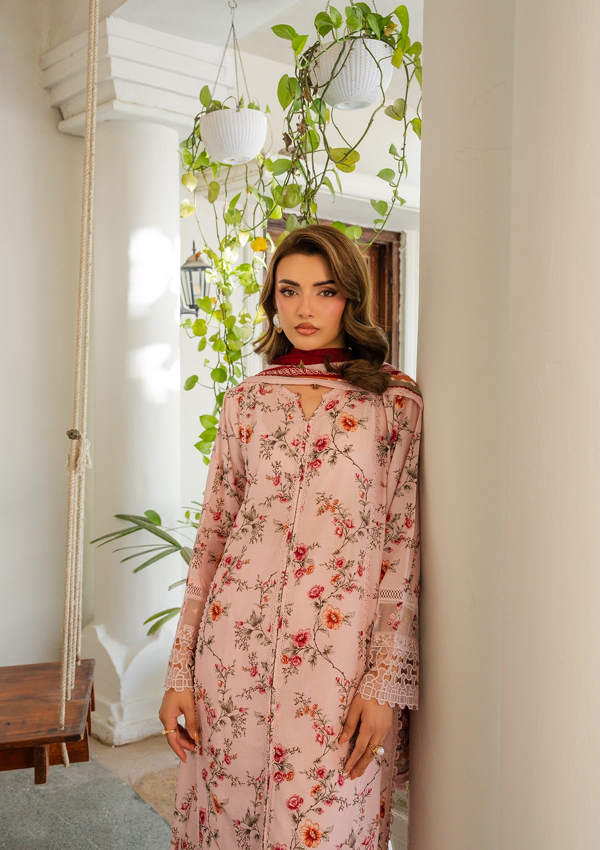 EMBROIDERED Lawn BT006887-PNK